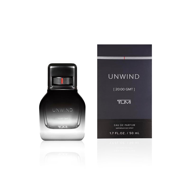 TUMI UNWIND [20:00 GMT] - Liquid Perfume Fragrance for Men - Warm Cologne with Floral & Woody Aroma Notes - 1.7 oz