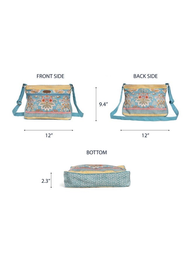 ميزون دي هيرمين حقيبة يد من Maison d' Hermine مصنوعة من قماش قطني وحقيبة كتف للنساء والرجال للتسوق والسفر للاستخدام اليومي وحقيبة كتف متعددة الجيوب بسحاب (ماركيز) - Image 2