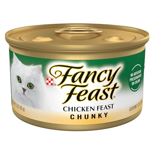 Fancy Feast Purina Fancy Feast Chunky Chicken Feast Wet Cat Food - (Pack of 24) 3 oz. Cans - Image 1