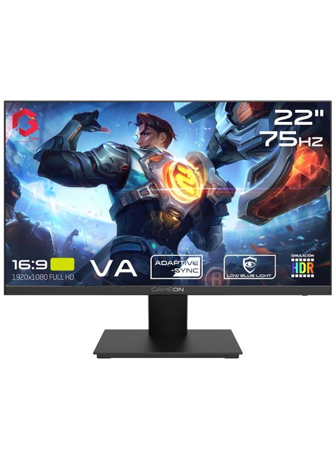 GAMEON GOB22FHD75VA 22 Inch Gaming Monitor