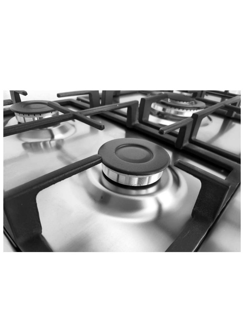 Milton - Milton 4 Burner Built In Stainless Steel Gas Hob - Image 1