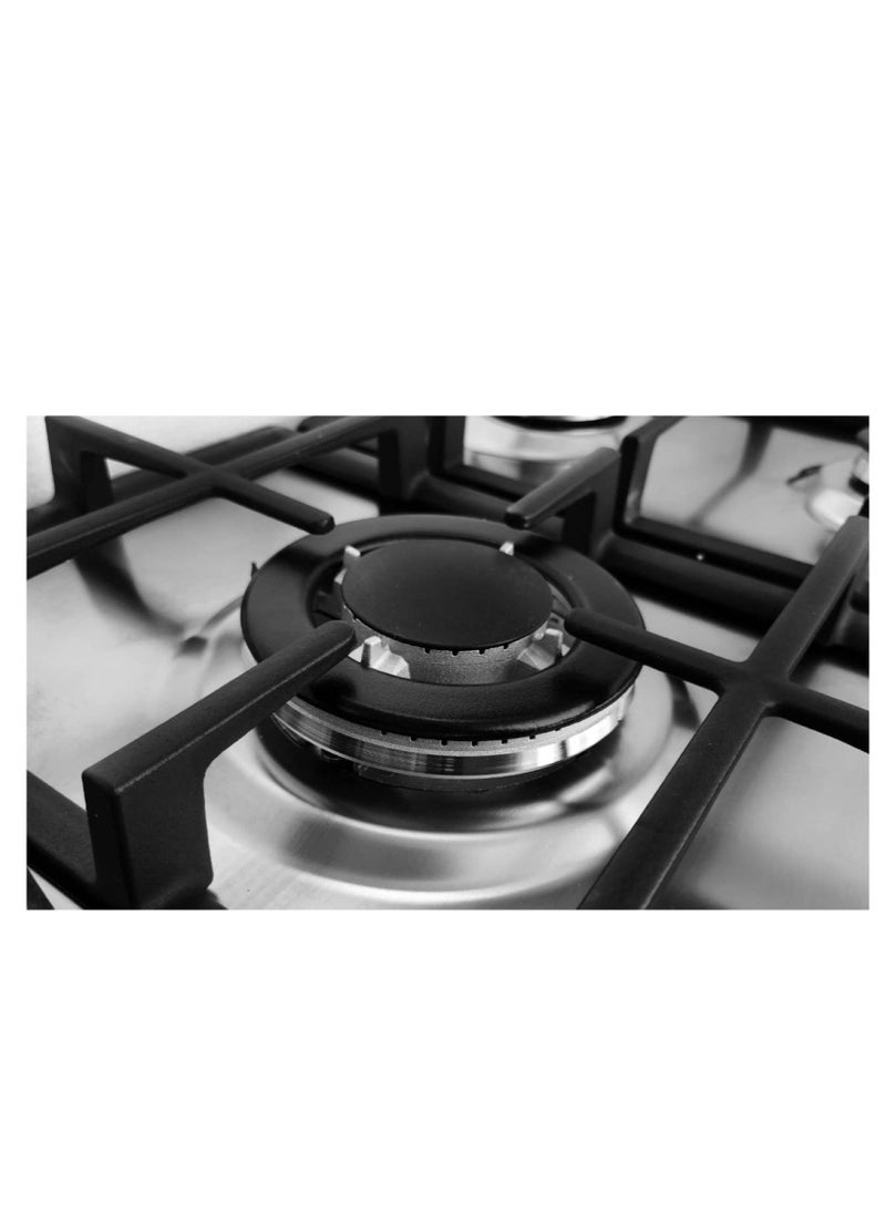 Milton - Milton 4 Burner Built In Stainless Steel Gas Hob - Image 1