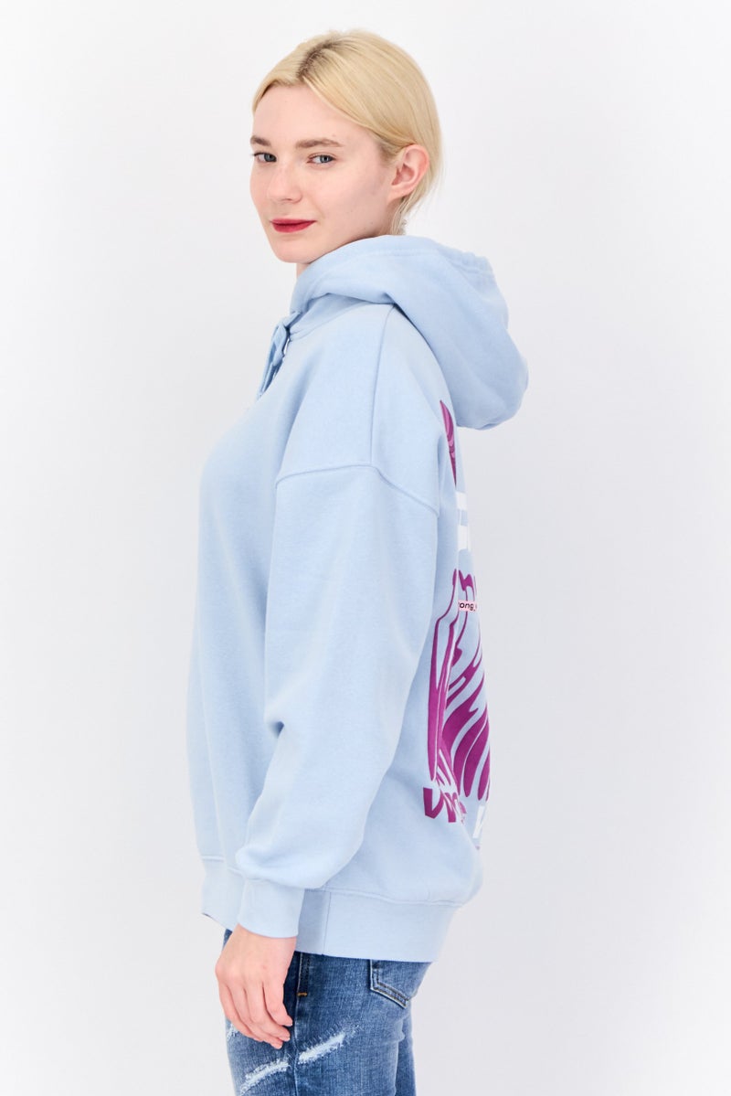 Don't Call Me Jennyfer Disney x DCMJ Women Alice In Wonderland Long Sleeve Hoodie, Light Blue  - Image 4