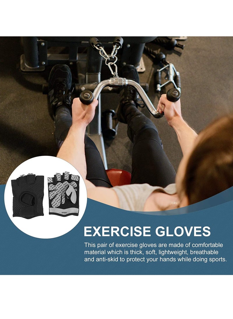 Maston - Breathable Sports Gloves Black Sports Gloves Cycling Gym Non-slip Half Finger Gloves for Women & Men - Image 1