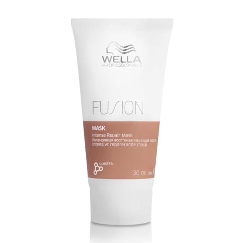 Wella Professionals Fusion Intense Repair Mask - Intense Repair Detangling Hair Mask for Dry & Damaged Hair - Smoothening, Boost Shine & Protect Hair Against Breakage (75ml)