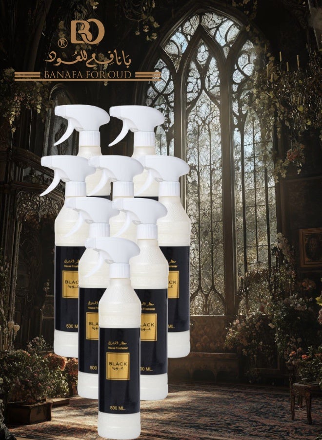 Banafa 8 Pieces Black Oud House Freshener - Image 1