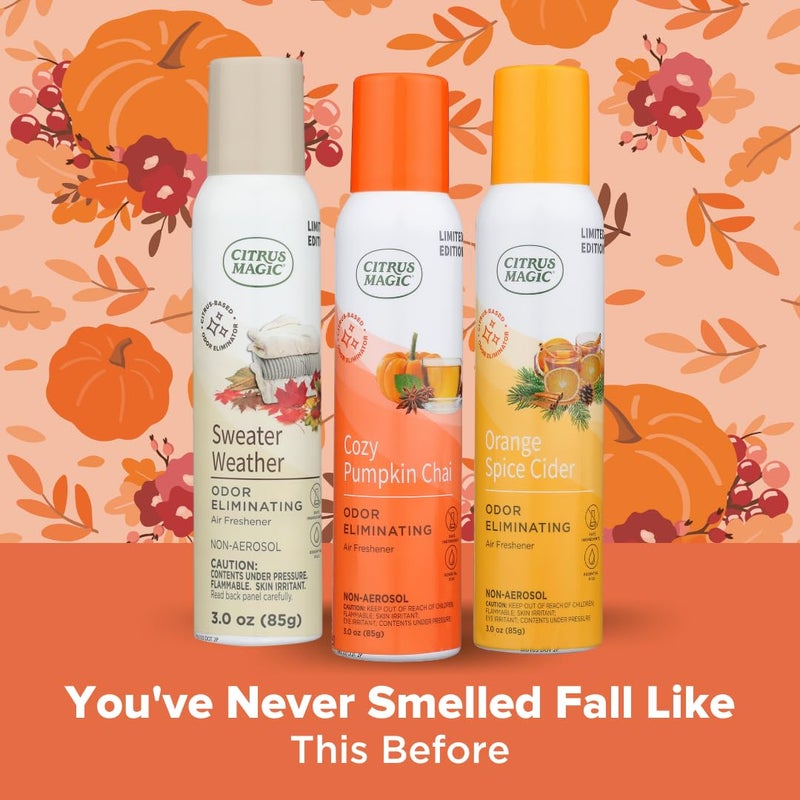 Citrus Magic رذاذ معطر هواء محدود الإصدار من سيتروس ماجيك، روائح متنوعة، 3 أونصات، عبوة من 3 - Image 2