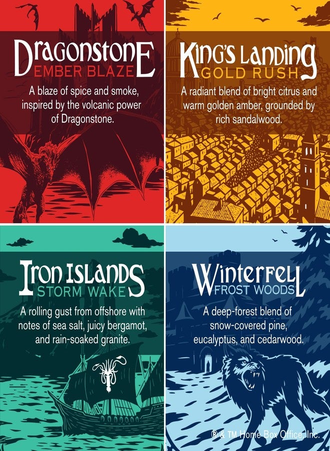 Every Man Jack Game of Thrones Collectors Body Wash Gift Set - Includes 4 Body Washes with Clean Ingredients & Westeros Inspired Scents - Image 3