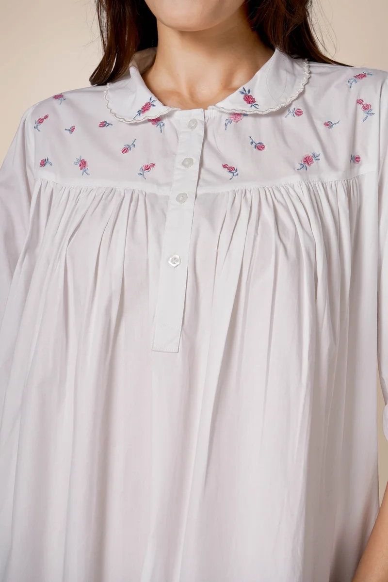 After Dark Felicia, Embroidered Nightdress