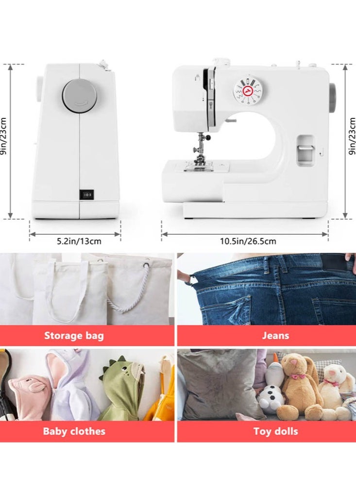 Joshberg Electric Sewing Machine, 12 Stitch Applications, Mending Machine for Clothes Fabrics, Simple Portable Great for Beginners  - Image 3