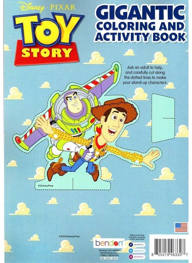 Pixar بيكسار ديزني قصة لعبة - كتاب تلوين ونشاط ضخم - 200 صفحة - Image 1