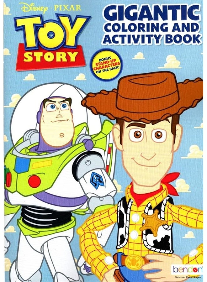 Pixar بيكسار ديزني قصة لعبة - كتاب تلوين ونشاط ضخم - 200 صفحة - Image 5