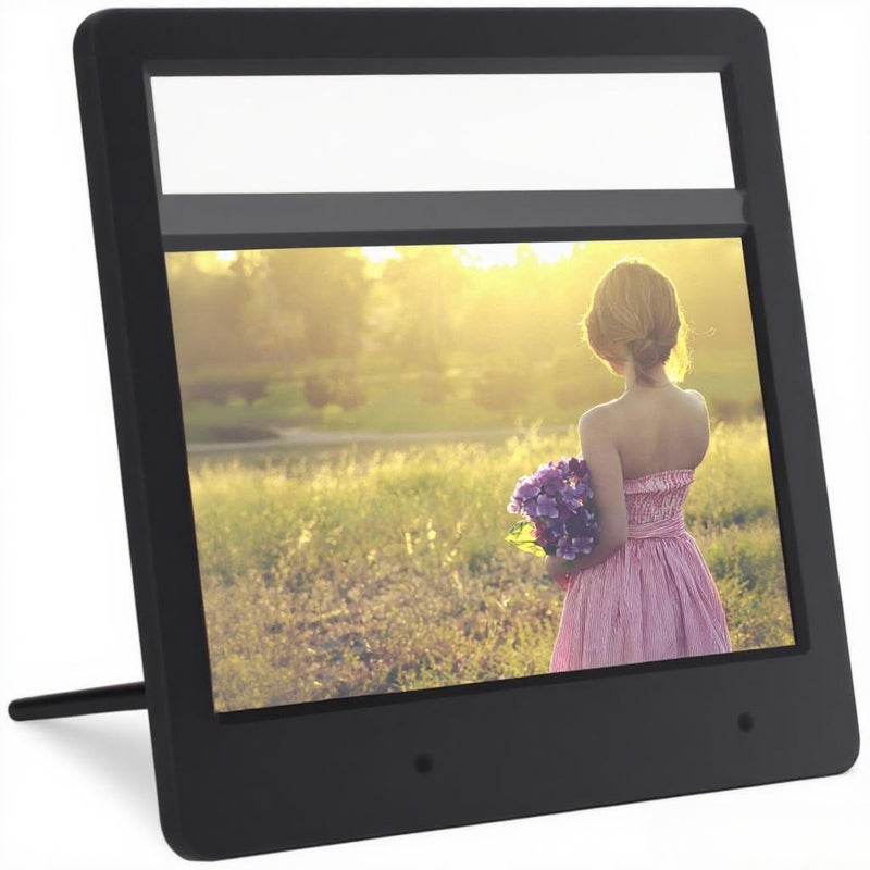 12" Wide Screen HD LED Digital Picture Frame Digital Album High Resolution 1280*800 Electronic Photo Frame with Remote Control Multiple Functions Including LED Clock Calendar MP3 MP4 Movie Player Support Multiple Languages - Image 1