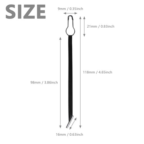 BDS-HOME 4.5 Inch 500pcs Hang Tag String Silks and Satin Strings, Safety Pin and Barb Fasteners for Clothing Hang Tags (Black) - Image 2
