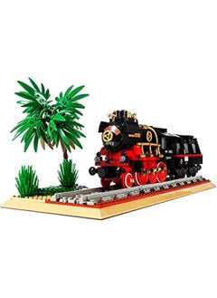 Classic Steam Train Building Kit with Train Track, Collectible Steam Locomotive Display Toys Set for Kids and Aduld (676 PCS)