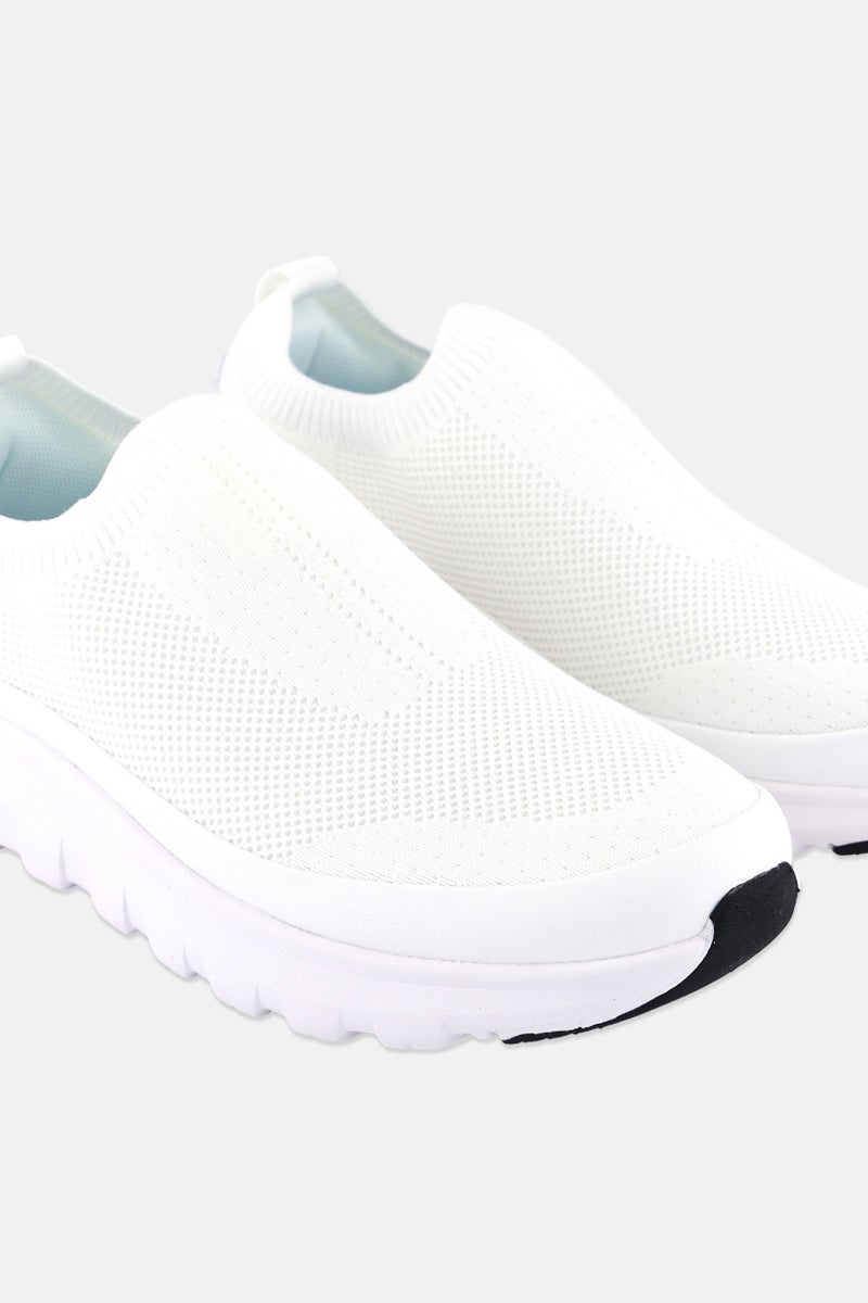 RBX Men Slip On Training Shoes, Off White  - Image 3