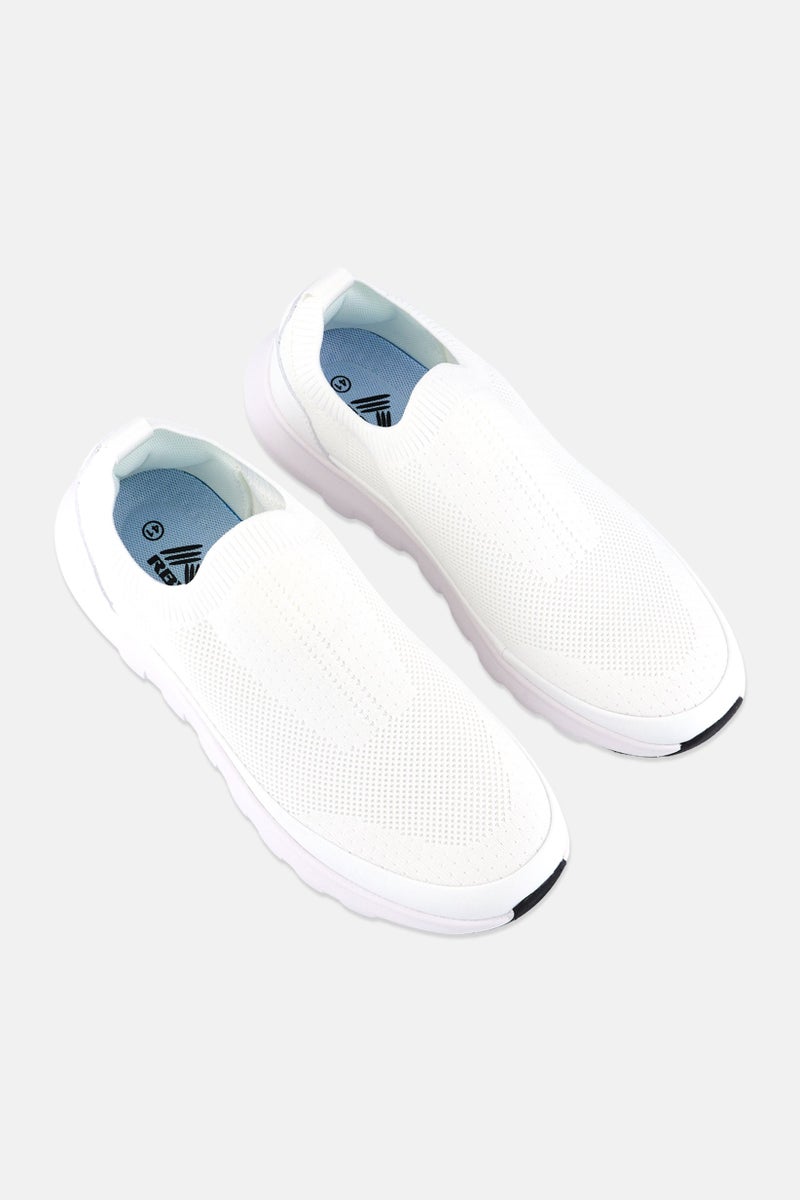 RBX Men Slip On Training Shoes, Off White  - Image 4