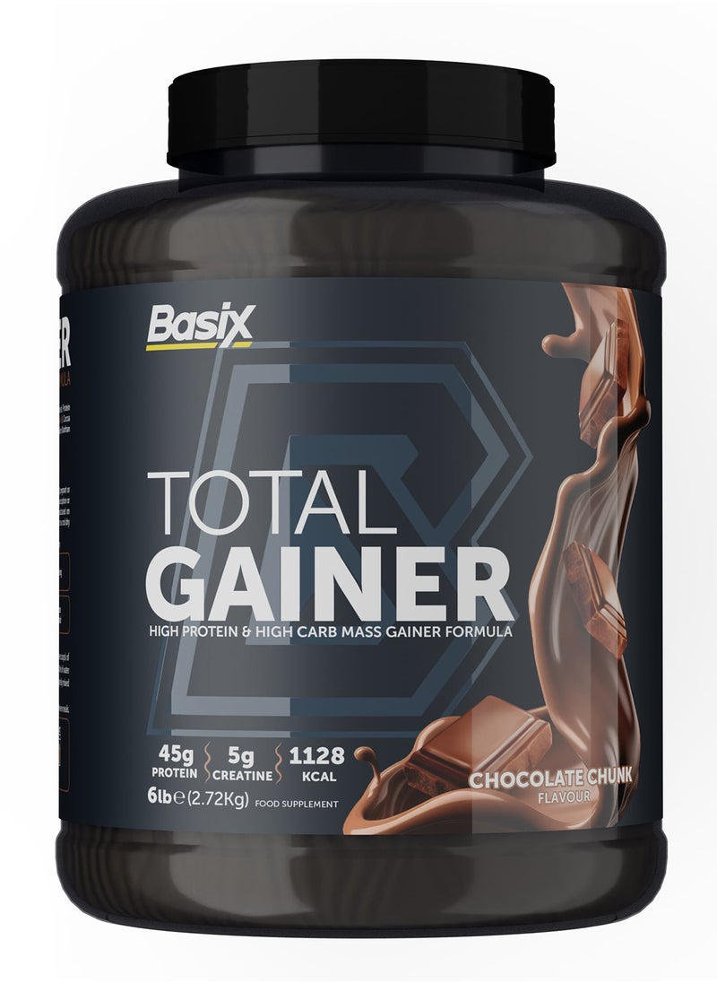 Basix Gain - Total Gainer - Chocolate Chunk - 6 Lb  - Image 1