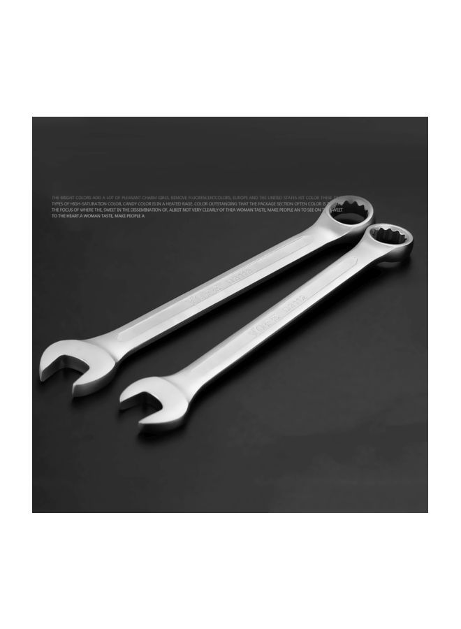 NIBEMINENT Double Head Spanner And Wrench Silver  - Image 4