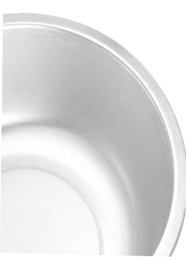 UTHCLO Thickened Aluminum Wash Basin 11.41 Inch Large Round Kitchen Vegetable Fruit Washing Bowl Metal Dishpan for Home and Party Use - Image 3