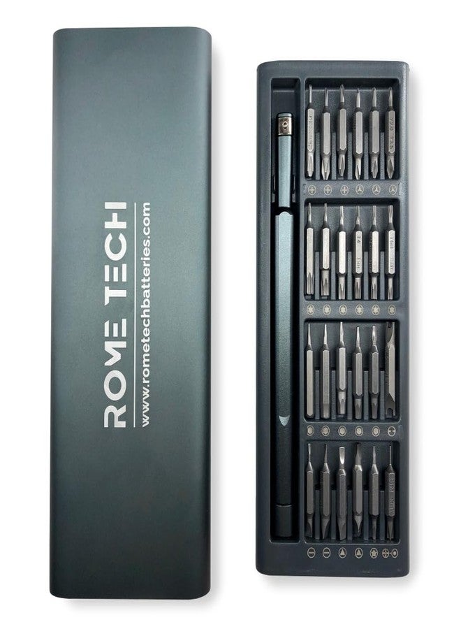 ROME TECH Small Screwdriver Set 49-in-1 Compatible with Laptop, Phone, PC, MacBook, Tablet, Computer, PS5, PS4, Xbox, Watch - Pocket Screwdriver - Image 1
