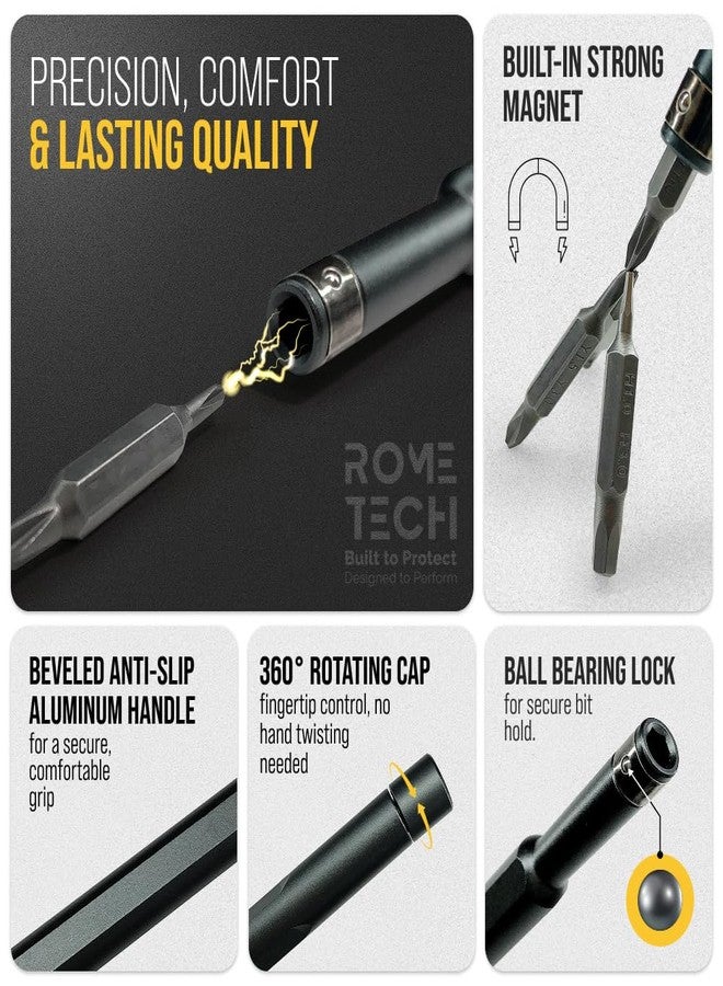 ROME TECH Small Screwdriver Set 49-in-1 Compatible with Laptop, Phone, PC, MacBook, Tablet, Computer, PS5, PS4, Xbox, Watch - Pocket Screwdriver - Image 3