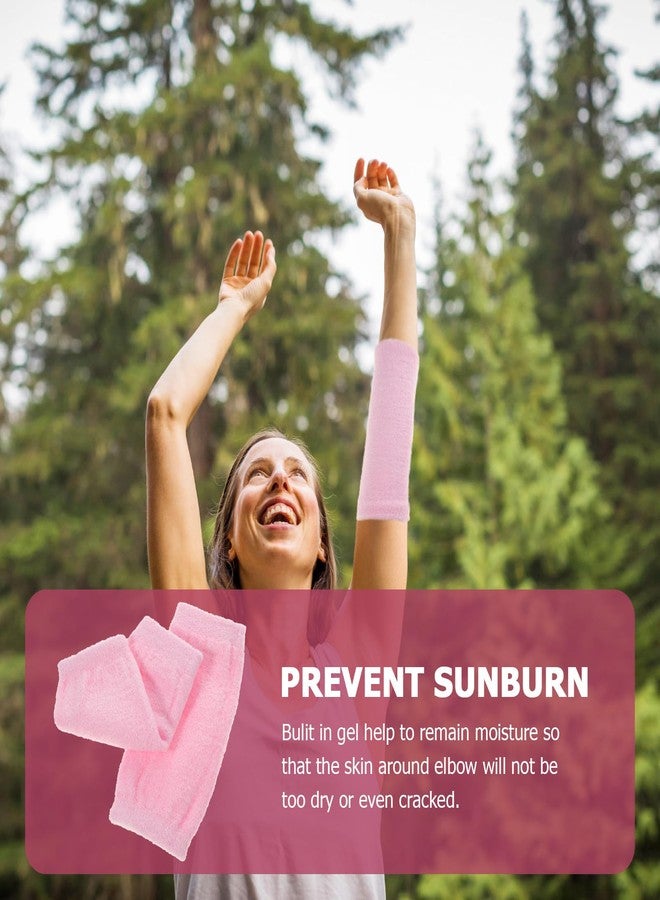 Healifty Heel Socks 2 Pairs Elbow Gel Cover Moisturizing Elbow Sleeves Exfoliating Soften Dry Cracked Skin Arm Guard Cracked Heel Socks - Image 3