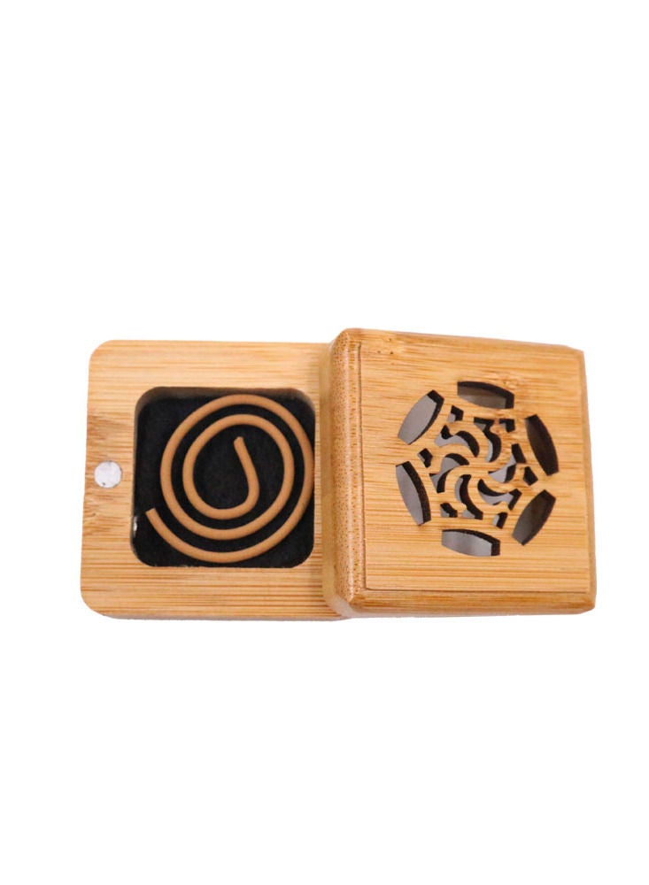 Bosidin Bakhoor Bosidin- Mini Incense Burner Gift Set Square with 1 coil – A54S - Image 2