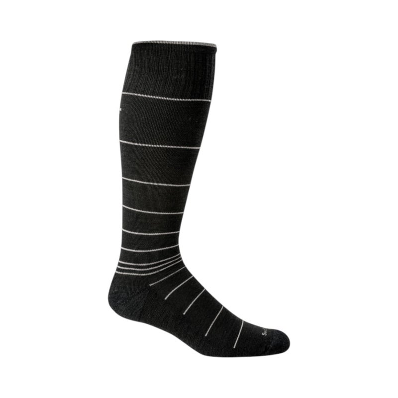Sockwell Men's Circulator Moderate Graduated Compression Sock, Black Stripe - M/L - Image 4