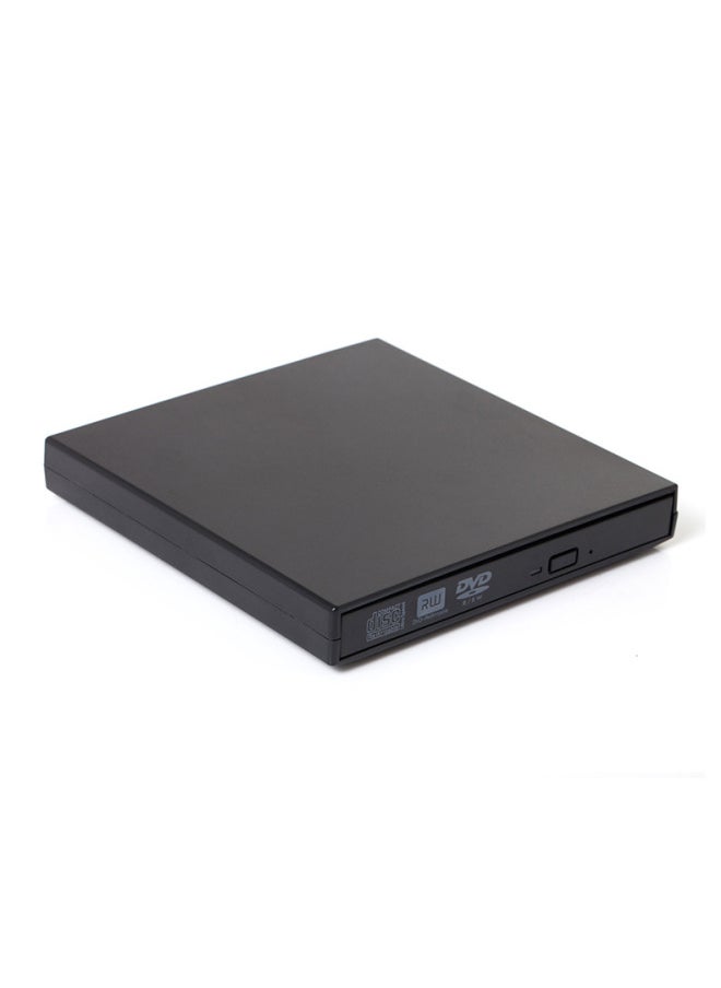 Generic - External Optical Drive Dvd Burner Mobile External Recorder Laptop Desktop Optical Drive Cross Border-Color:Black Dvd Burner - Image 1