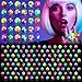 OLUPP Party Favors 150 Pcs Light Up Rings Glow In The Dark Party Supplies 6 Style Flashing Glow In The Dark Rings for Adults Kids LED Ring for Birthday Party Favors Concert Raves HalloweenChristmas - Image 3