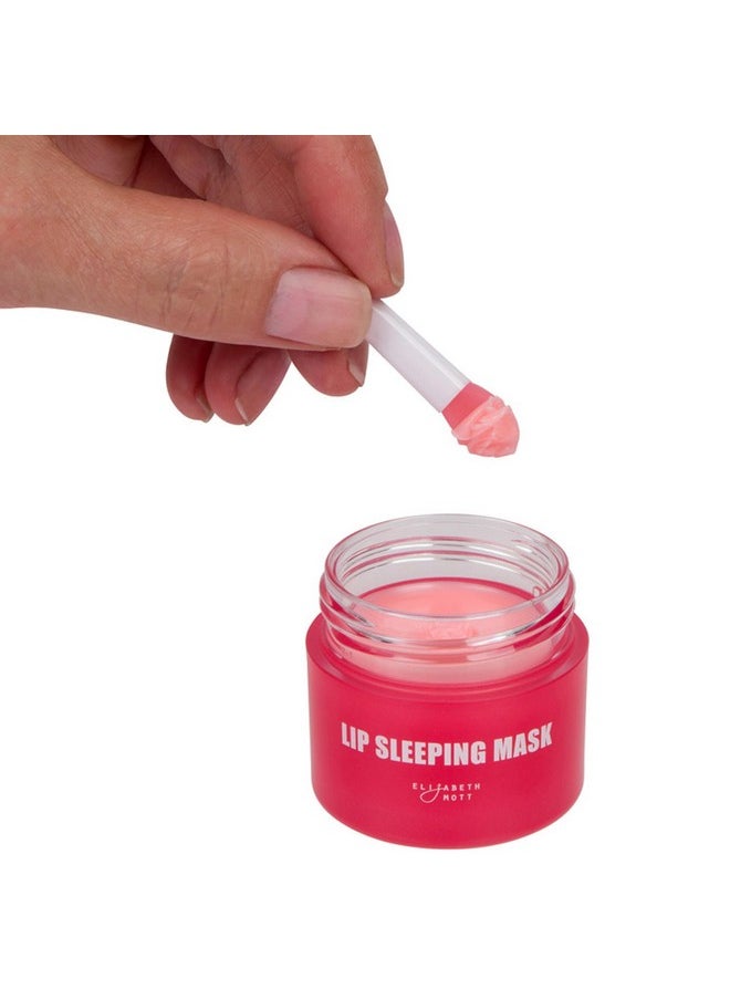 Elizabeth Mott Lip Sleeping Mask Overnight Lip Treatment Mask With Peptides To Repair & Restore Dry Chapped And Cracked Lips Plumps Hydrates Nourishes 0.71Oz  - Image 2