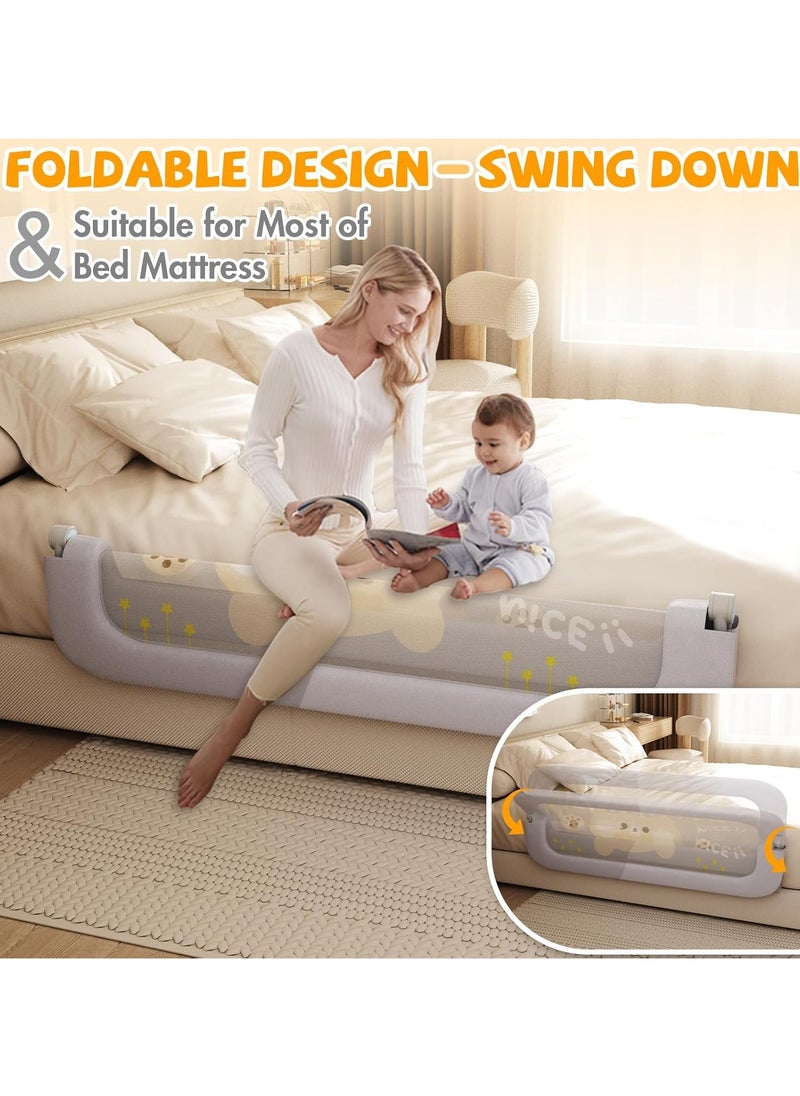 Bed Rails,180cm Bed Railing for Kids ，Foldable Bed Rail Guard for Baby,   Baby Bed  Side Rail for Baby Safety,     Bed Side Rail for Twin Queen King  حاجز سرير - pzsku/Z7F0D158047AA068E9480Z/45/1741701480/2668294f-2370-4ca6-8ac4-43c7a87cdf54