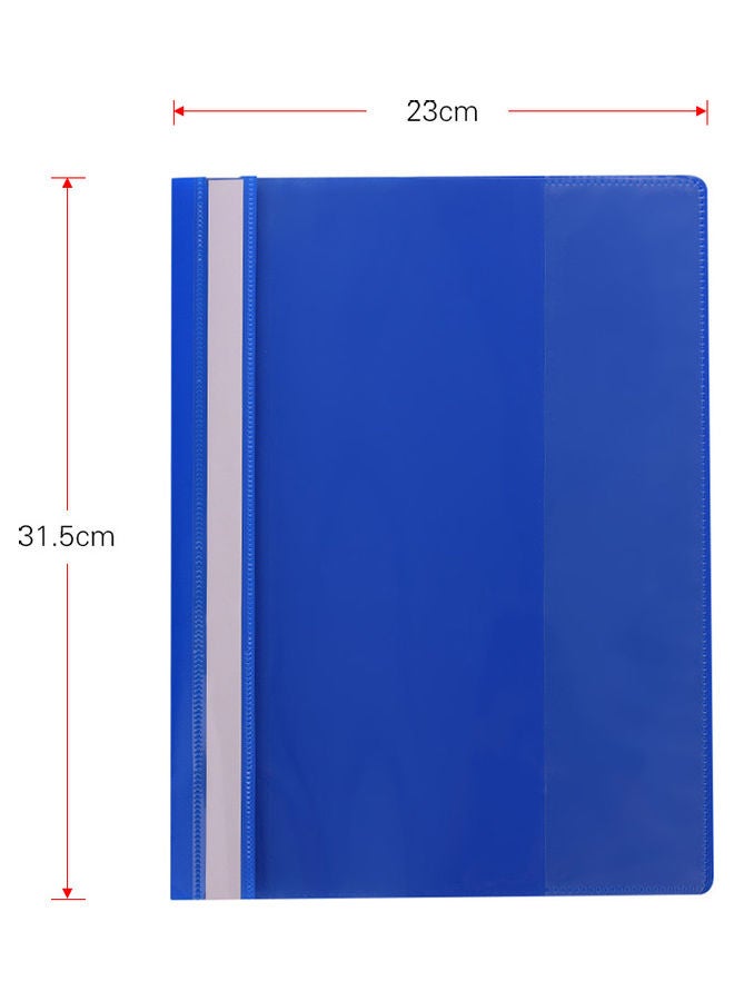 NIBEMINENT 12-Piece Clear Front Report Covers Blue  - Image 3