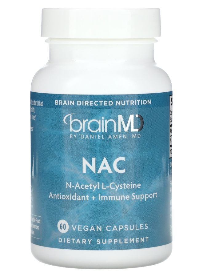 BRAINMD NAC  60 Vegan Capsules