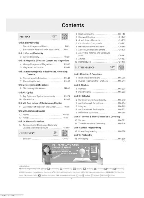 Oswaal CBSE Competency Focused Questions (with MCQs & Case/Source Based Integrated Questions) | Chapter-wise | Class 12 | Science Stream (PCM) | Physics | Chemistry | Mathematics | For 2025 Exam