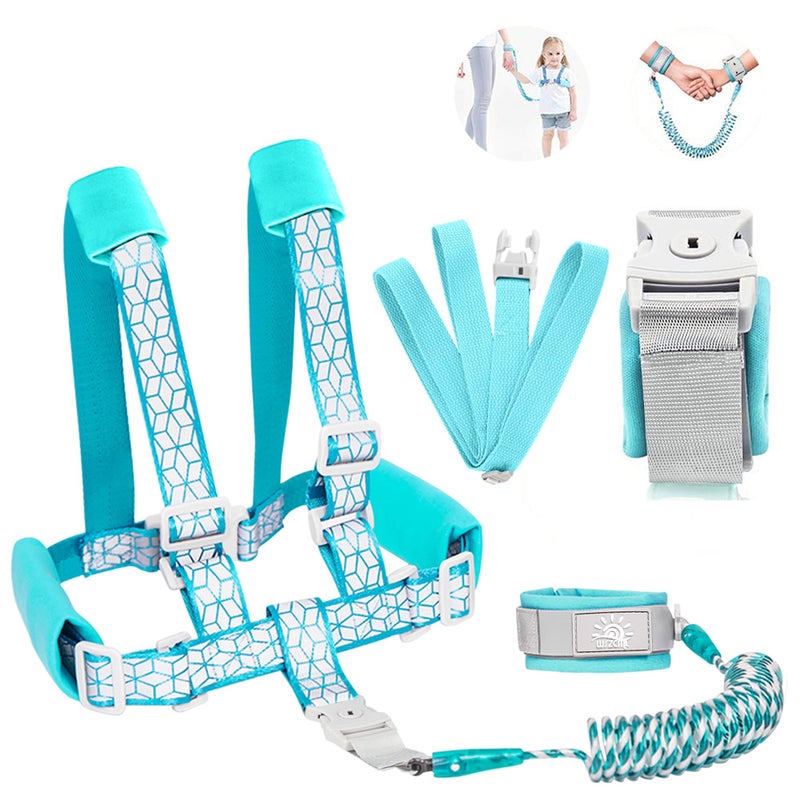WSZCML Toddler Leash for Walking, Toddler Safety Harnesses Leashes, Safety Harness with Lock for Kids, Anti Lost Wrist Link for Toddlers ï¼ŒUpgrade with Reflective Tape Linerï¼ˆ6.5ftï¼‰for Kids - Image 1