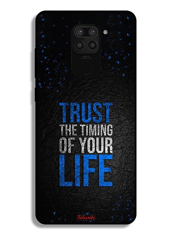 Tolwak Xiaomi Redmi Note 9 Protective Case Cover Trust The Timing Of Your Life - Image 2