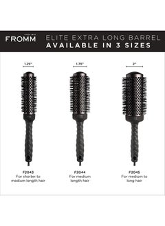 Fromm Elite Thermal Extended Barrel 1.25" Ceramic Ionic Round Brush F2043  - Image 5