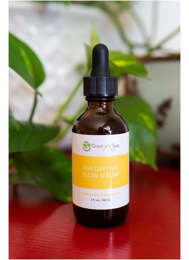 Essence Of Argan Glow Face Serum Vitamin C With Alpha Arbutin Matrixyl & Oat Protein For A Firmer Radiant Skin Face Brightening (2 Fl Oz/60 Ml)  - Image 5