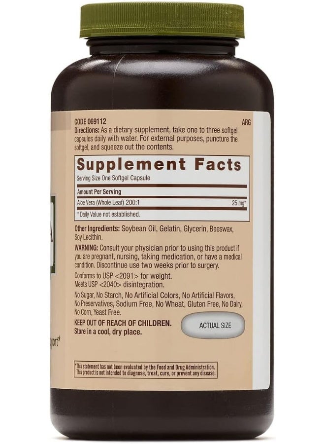 GNC Natural Brand Aloe Vera - Image 2