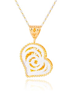 Gilded 22kt Gold Heart Pendant