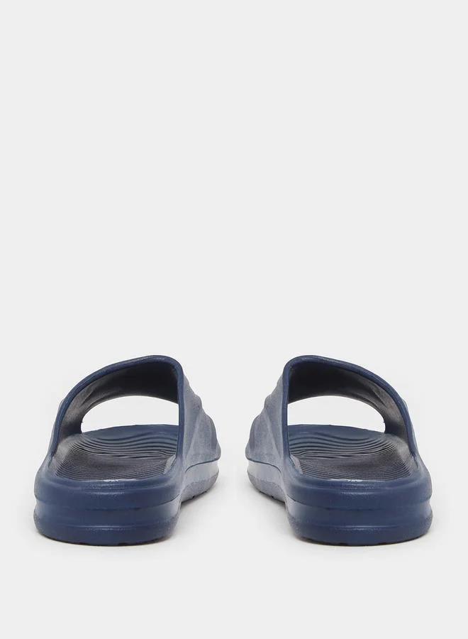 Styli Styli Abstract Textured Open Toe Slip-On Slides