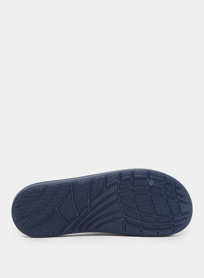 Styli Styli Abstract Textured Open Toe Slip-On Slides
