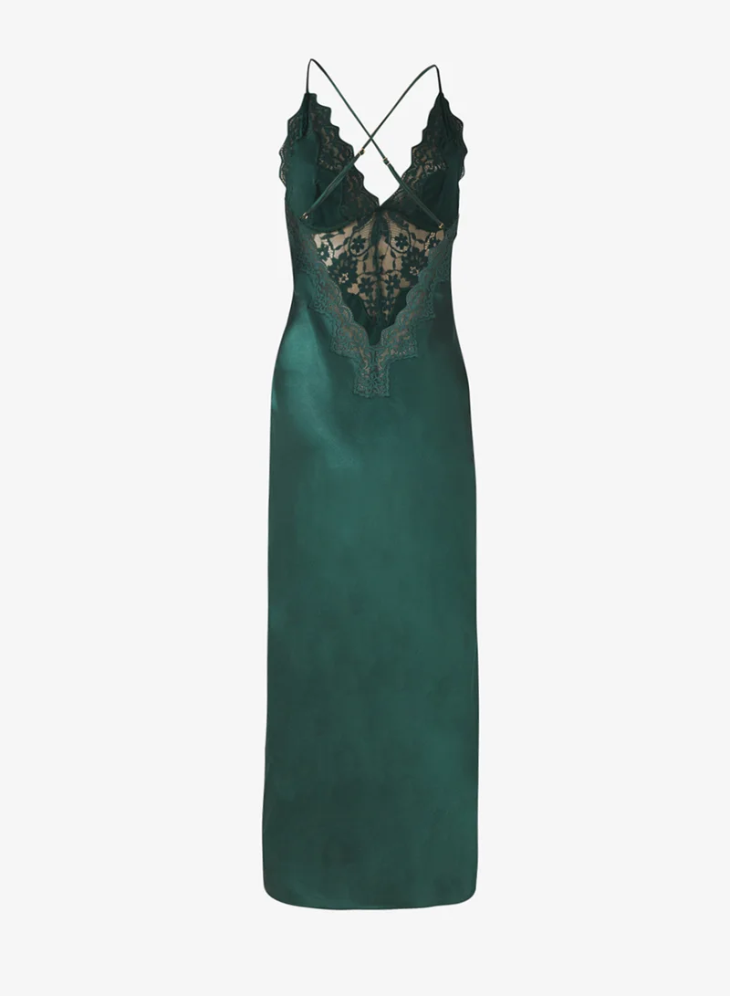 hunkemoller Satin lace detailed dress