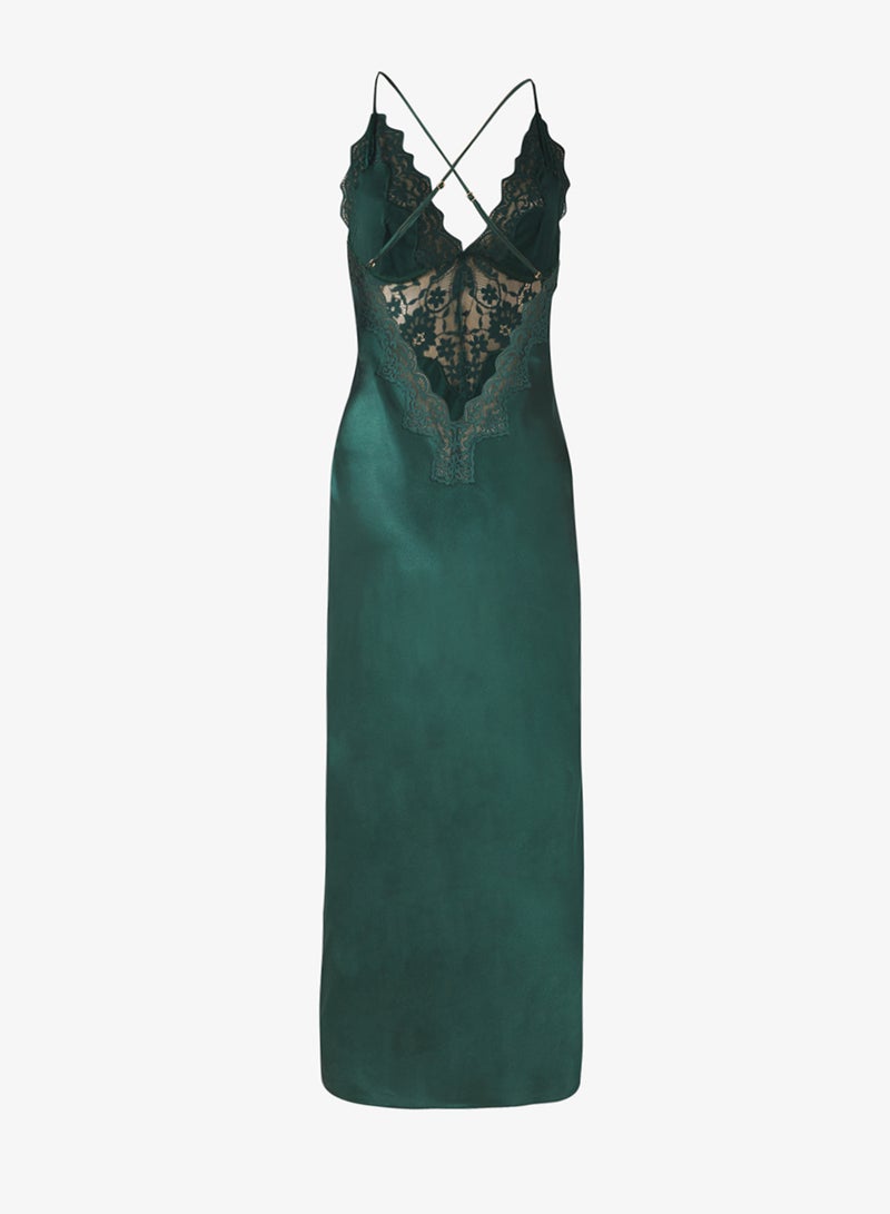 hunkemoller Satin lace detailed dress - Image 2