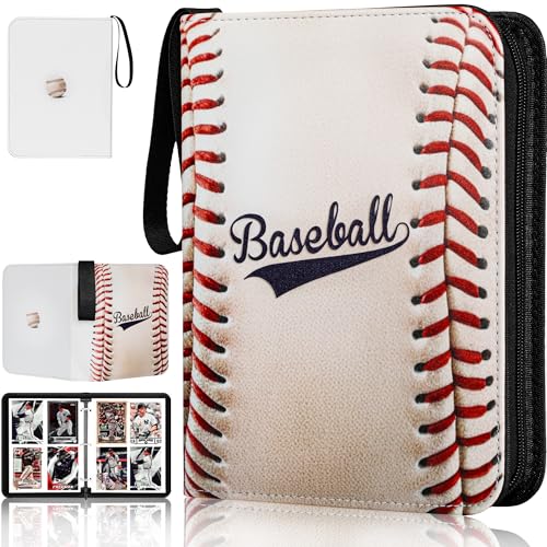 RONMONG Baseball Card Binder20252026 Sports Trading Card with Sleeves Holder Album440 Pockets Baseball Card Holder Sheets Display Storage Protectors for Collectors Boys and Girls Gift - Image 1