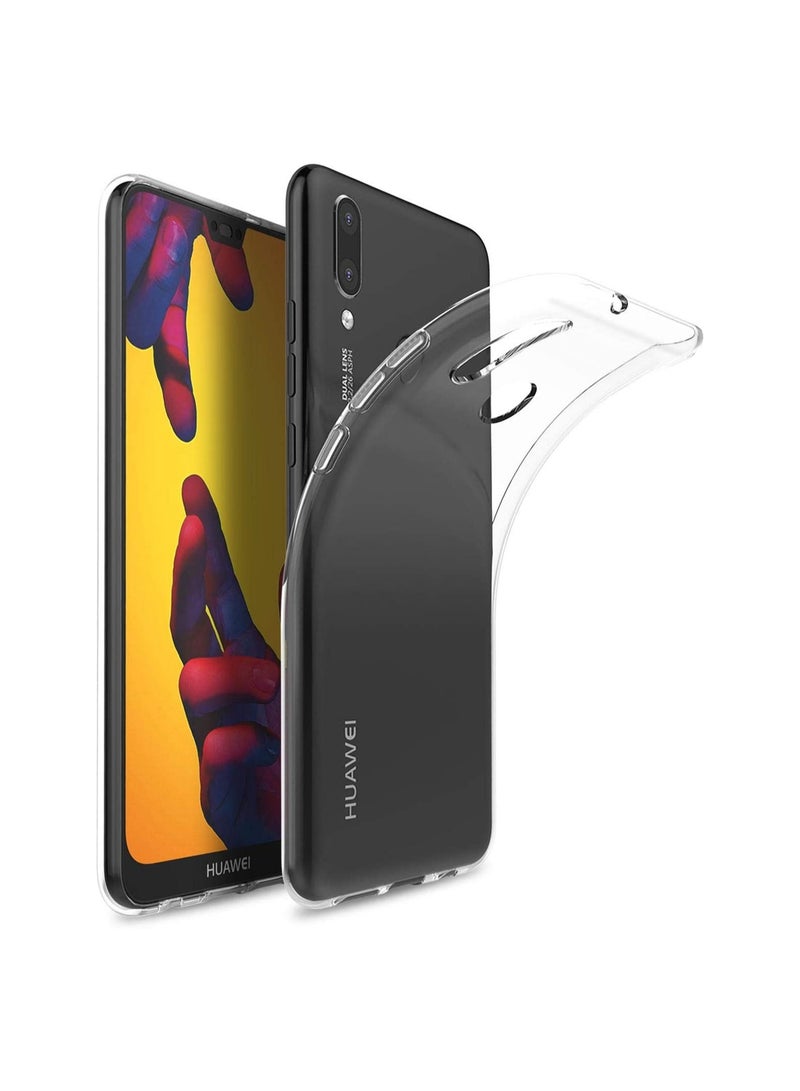 Huawei Nova 3E Case, Smooth Silicone Back Case Cover for Huawei Nova 3E / Huawei P20 Lite, Clear  - Image 3
