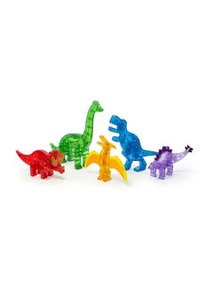 MAGNA-TILES Dinos 5-piece Magnetic Construction Set, Original 3d Magnetic Building Tiles, For Kids Ages 3+  - Image 3