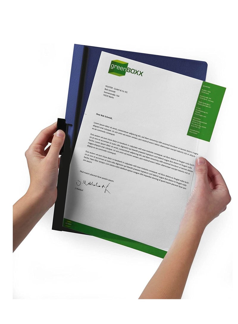 Durable 5-Piece Duraclip Clip Folder Yellow - Image 5